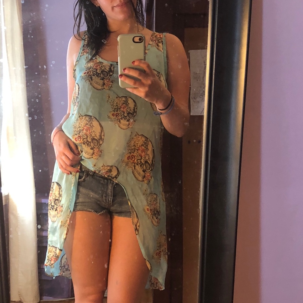 LF Millau high-low skull tank